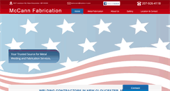 Desktop Screenshot of customfabricationnewengland.com