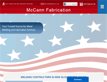 Tablet Screenshot of customfabricationnewengland.com